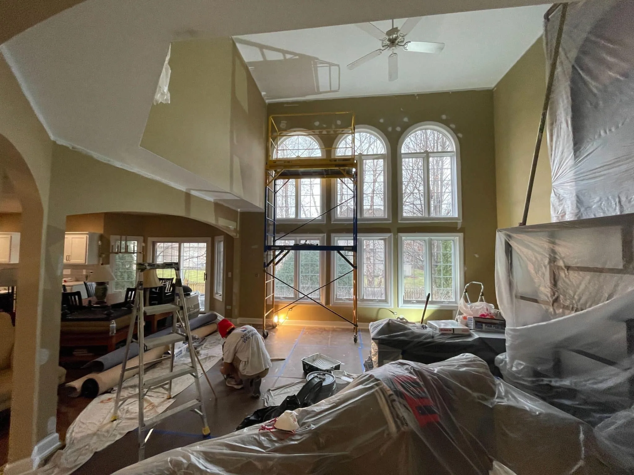 Interior painting in Hampshire, IL